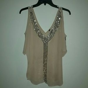 BKE Cold Shoulder Top